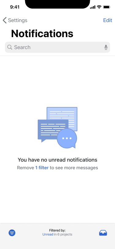 Notification center - Filtered to unread.png (812×375 px, 22 KB)