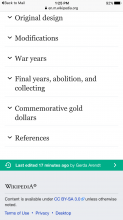 Basic footer without related pages [non-beta](iPhone, iOS 9.3.5, Safari).PNG (2×1 px, 183 KB)